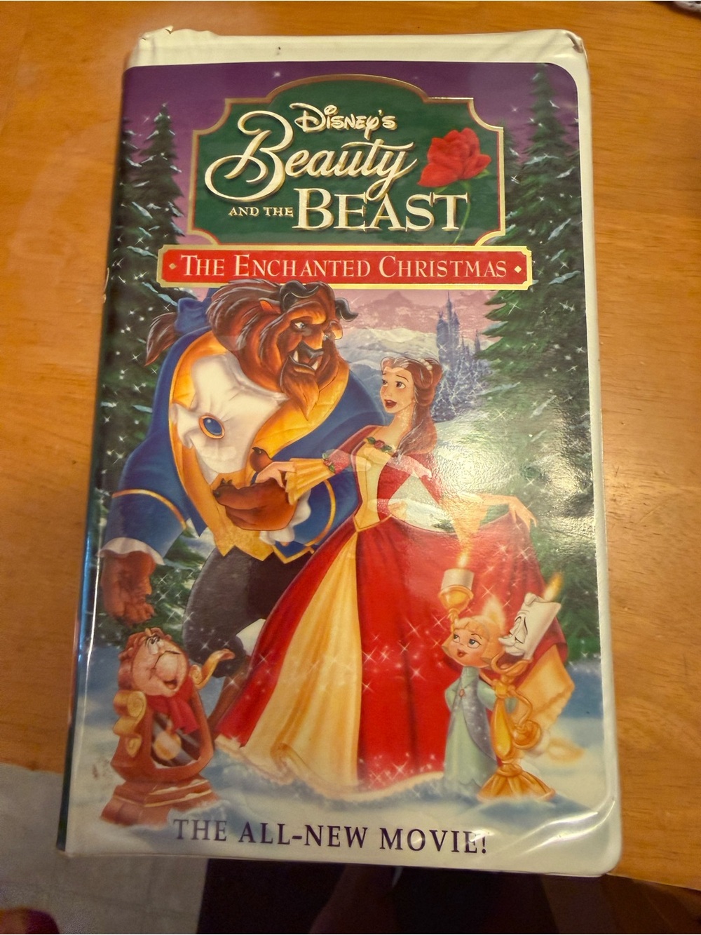Disney Beauty and the Beast The Enchanted Christmas - Red Holiday Party Decor
